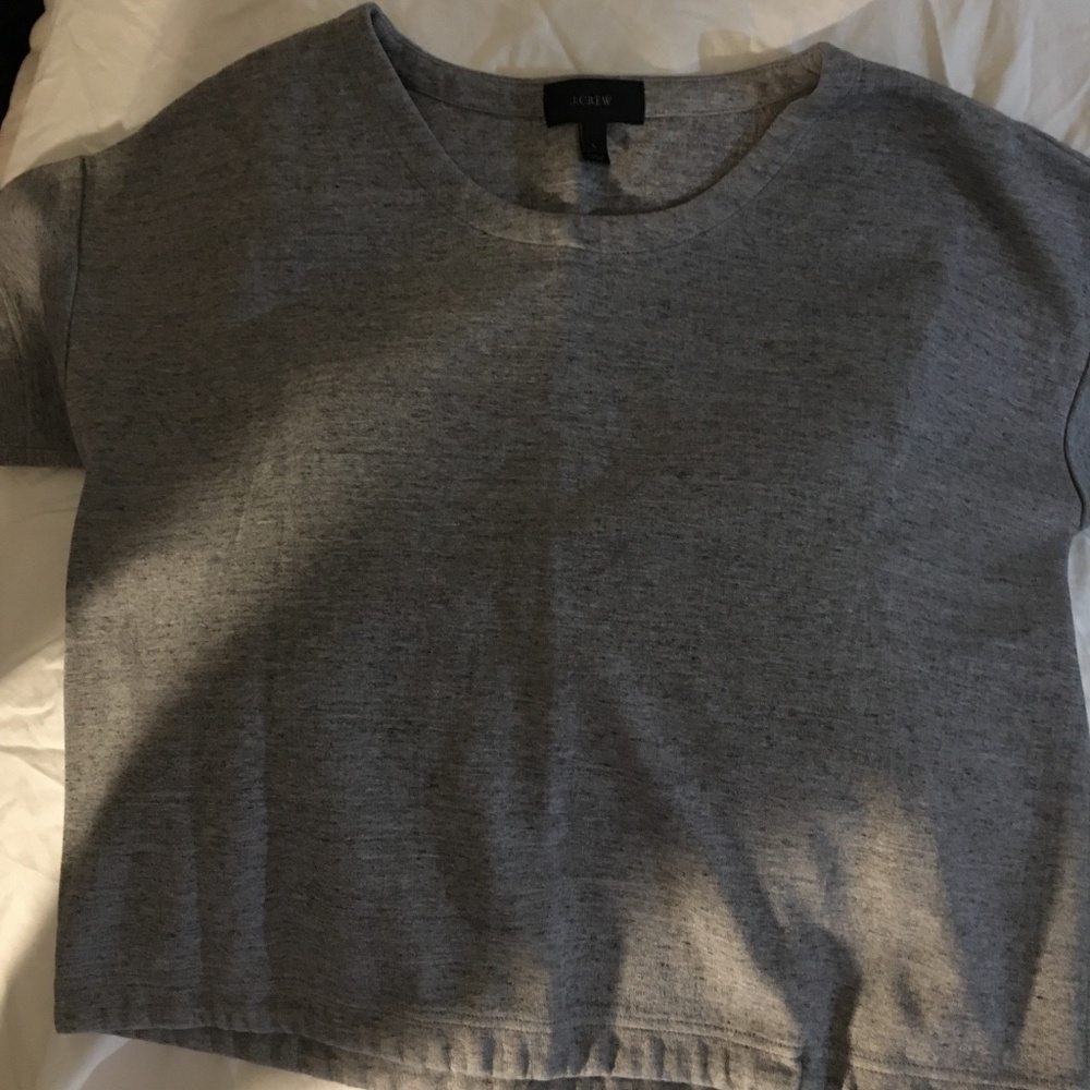 J Crew  Relaxed fit short sleeve sweater